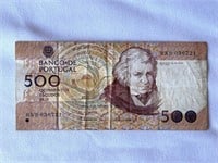 Portugal 500 Quinhentos Note