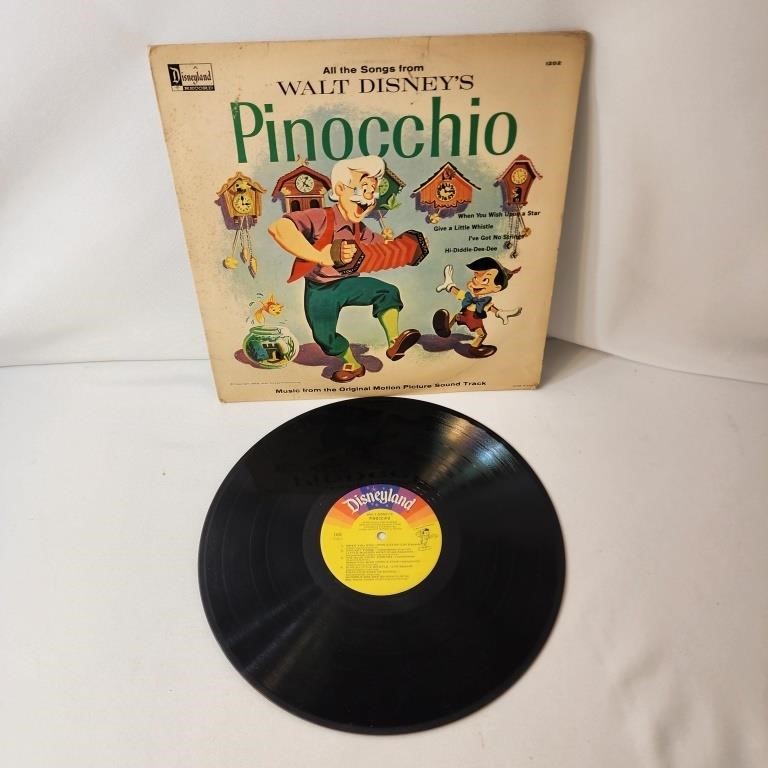 Walt Disney Pinocchio Record