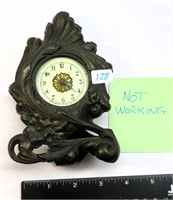 Vintage Waterbury Clock, USA. Not Working