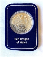 2 oz. .999 2017 Red Dragon of Wales Proof Set