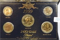 Gold Plated 1999 Coinage