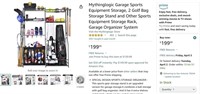 B6940 Mythinglogic Garage Sports Equipment Storage