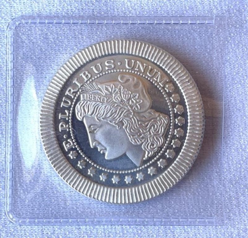 .999 1 Troy oz. Fine Silver Morgan Proof Coin