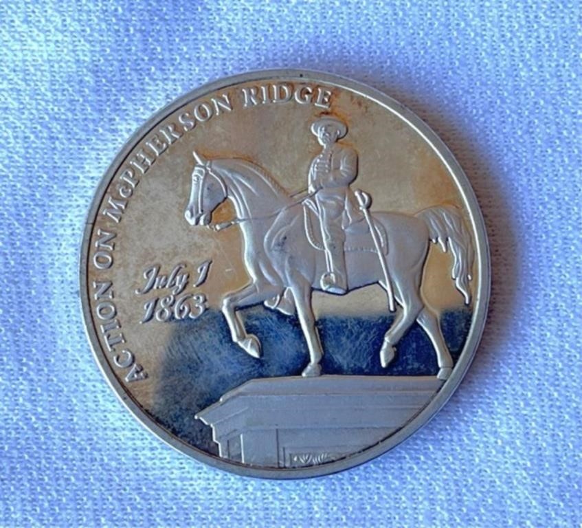 1 oz. Silver Proof Battle of Gettysburg Coin