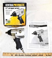 CENTRAL PNEUMATIC ½" IMPACT WRENCH