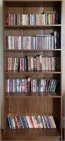 Five-Shelf Bookcase with Books