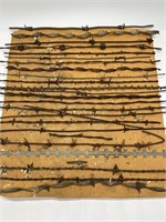Collection of Antique Barbed Wire 20x20