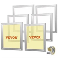 VEVOR Screen Printing Kit, 6 Pieces Aluminum Silk