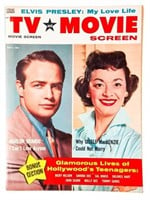 Vintage TV and MOVIE Screen Magazine - ELVIS PRESL