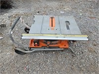RIDGID 10 Inch Table Saw With Folding Stand