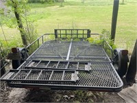 Stand Up Transport Utility Trailer