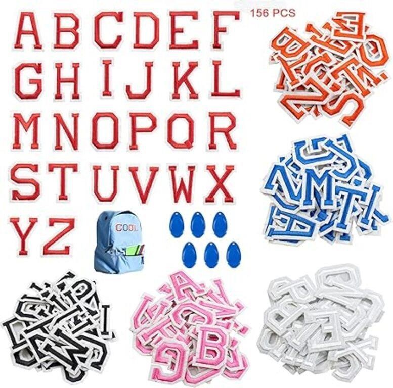 156Pcs Iron on Letter Patches for Clothing, SMFANL