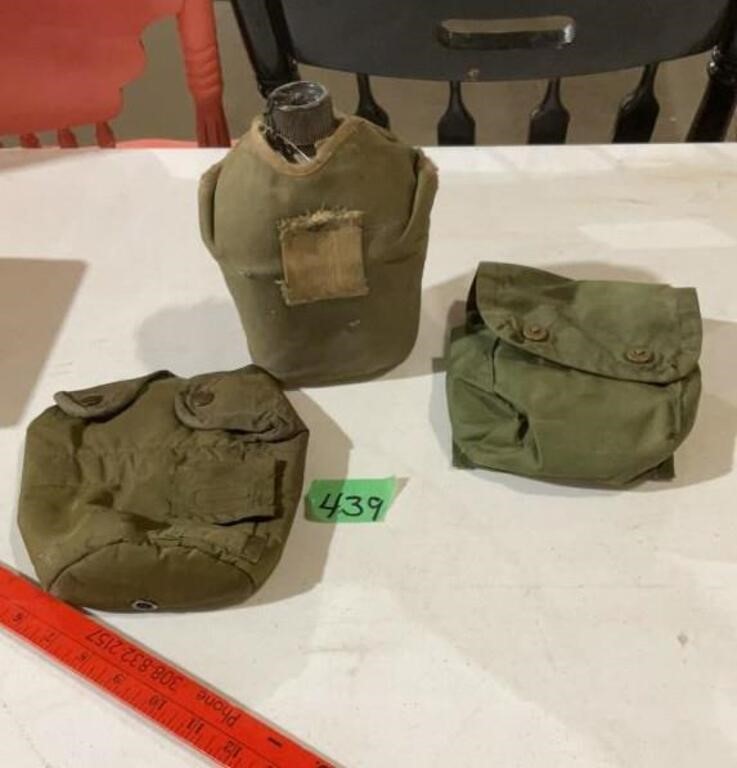 Army canteen and extra covers