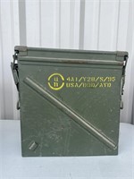 Vintage Metal Army Ammo Box