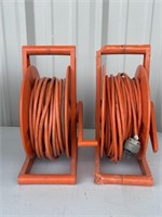 Two Kors Pak Extension Cord Reels ans Extension