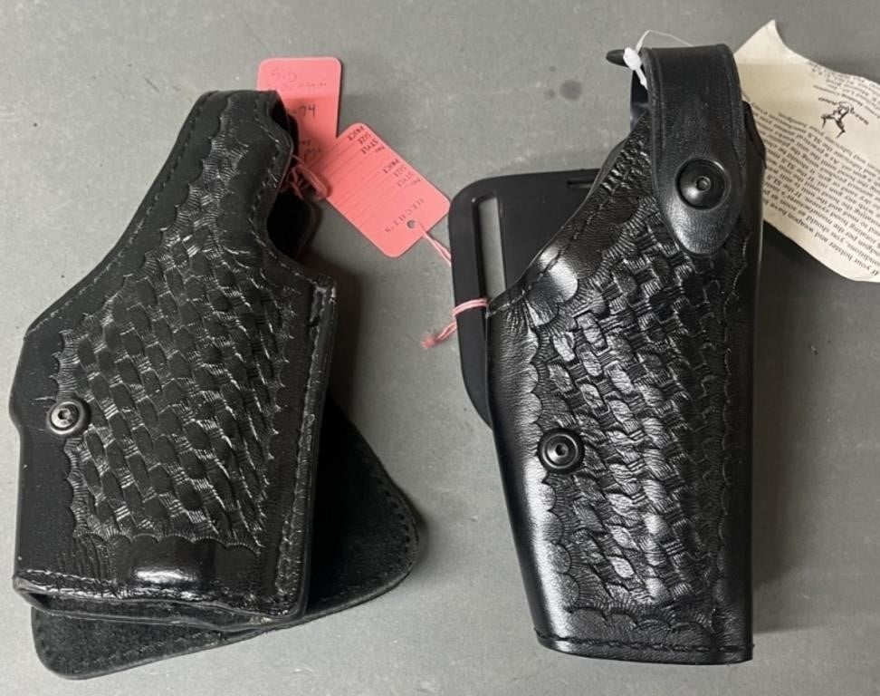 2 - Safariland Leather Pistol Holsters