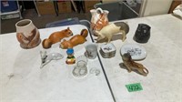 Vases and figurines