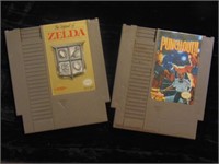 (2) Original Nintendo Zelda & Punchout Games