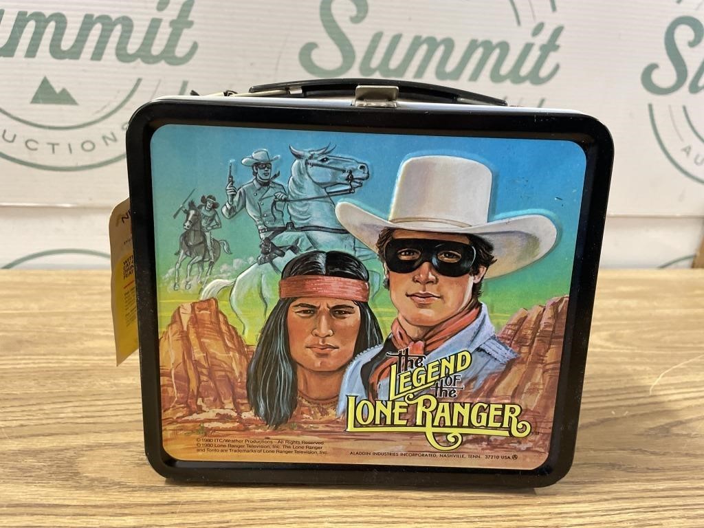 Aladdin The Legend of the Lone Ranger lunch box