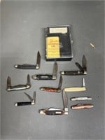 10 - Pocket Knives & Knife Sharpening Kit