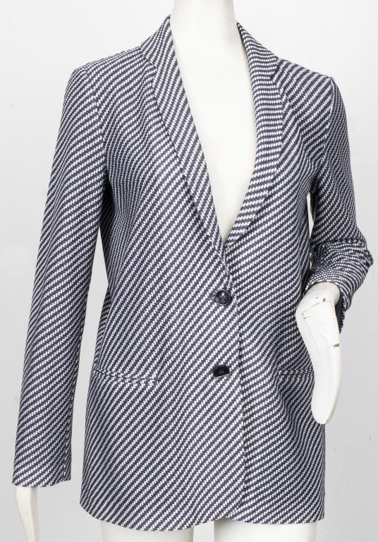 Giorgio Armani Grey Patterned Blazer