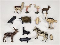 ASSORTED LOT OF VINTAGE BRITAINS ZOO ANIMALS