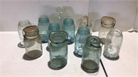 Vintage canning jars.