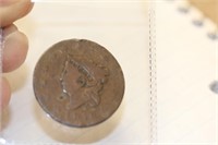 1816 Large Cent Rotated Reverse