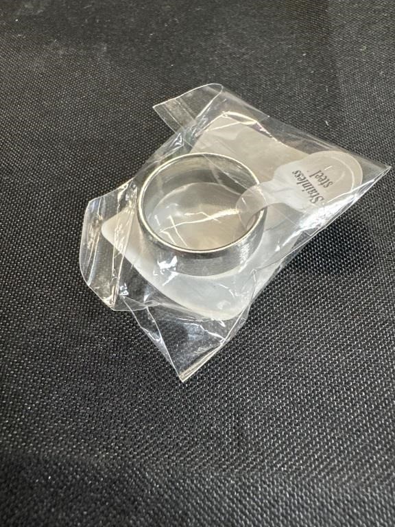 Size 8 Stainless Steel Ring