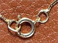14K Gold Necklace Stamped "Itlay"
