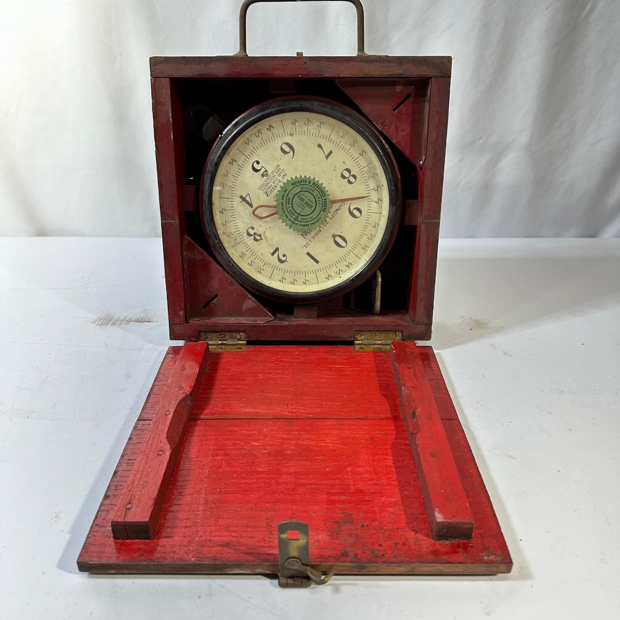 Chatillon Scale With Wooden Case