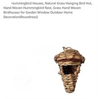 Hummingbird Houses, Natural Grass Hanging Bird Hut