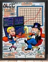 Alec Monopoly - Trading Stocks (Wall St) - 24"x36
