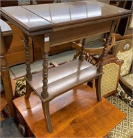 Cherry Flip Top Console Table