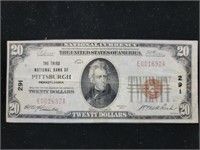 1929 $20 National Bank FR-1802-1