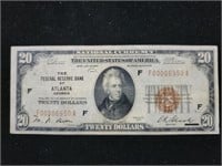 1929 $20 Federal Reserve FR-1870f