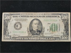 1934a $500 Federal Reserve FR-2201c