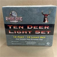 Ten Deer Light Set - 10 Feet- 10 Light Set- NEW