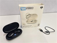 FW9 stereo open-ear wireless earphones (opened