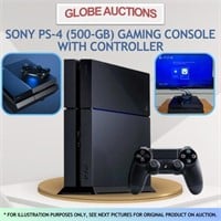 SONY PS4(500-GB)GAMING CONSOLE W/ CNTLR(MSP:$449)