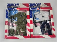 2) US SERVICEMAN MEMORIAL COLLECTION OUTFITS NIP