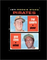 1971 Topps #27 Pittsburgh Pirates RS EX to EX-MT+