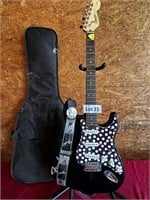 Fender Squier Strat Guitar With Case