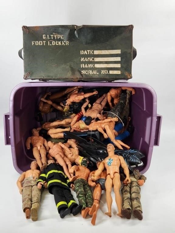 LARGE ASSORTMENT OF ACTION MAN FIGURES