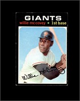 1971 Topps #50 Willie McCovey EX to EX-MT+