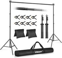 NEW $75 EMART Backdrop Stand Kit, 10x7ft (WxH)