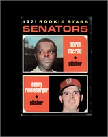 1971 Topps #93 Senators RS EX to EX-MT+