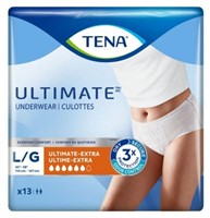 (2) 13-Pk Tena Large Underwear Unisex Prot