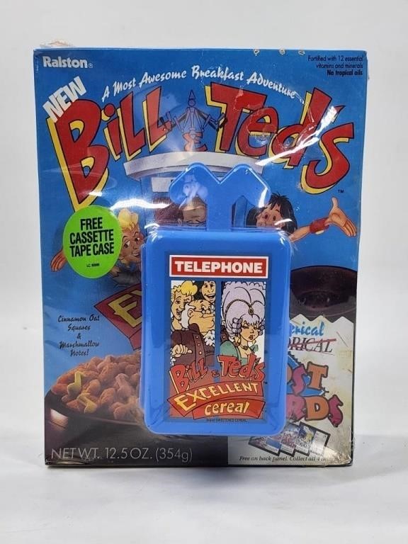 RALSTON BILL & TED'S EXCELLENT CEREAL BOX SEALED