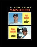 1971 Topps #111 New York Yankees RS EX to EX-MT+